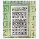 SO: Rubber Stamp Tapestry Clear - Open Frame Alphabet