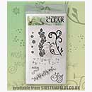 SO: Rubber Stamp Tapestry Clear - Flourish Plate 2