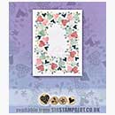 SO: Rubber Stamp Tapestry - Dotted Heart Border