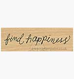 SO: Rubber Stamp Tapestry Sentiments - Find Happiness