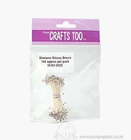 SO: Crafts Too - Stamens - Glossy Brown (144 pack)