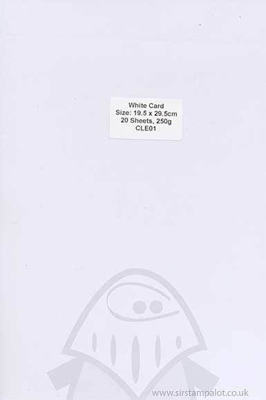 SO: Crafts Too - White Card - 20 Sheets (250g)