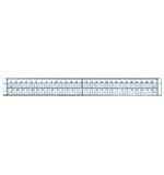 Crafts Too Metal Edge Craft Ruler with Stitching Holes