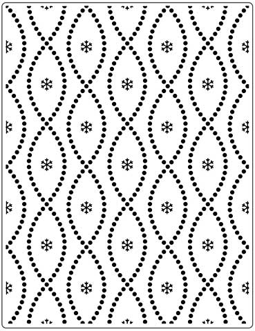 SO: Crafts Too Embossing Folder - Seamless Circle 14.6 x 19 cm