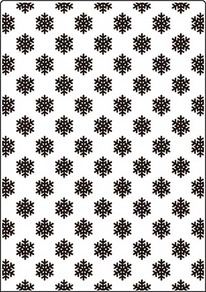 SO: Crafts Too A4 Embossing Folder - Snowflake Background