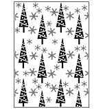 SO: Crafts Too A4 Embossing Folder - Christmas Trees and Snowflakes