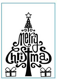 SO: Crafts Too Embossing Folder - Merry Christmas