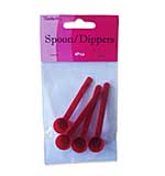 SO: Crafts Too Mini Spoon Dippers Scoops - 4pcs