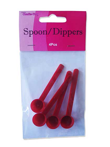 SO: Crafts Too Mini Spoon Dippers Scoops - 4pcs