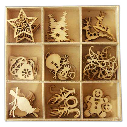 Crafts Too Wooden Element Shapes - Christmas 1