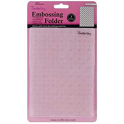 SO: Crafts Too Embossing Folder - Lattice