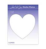 SO: John Next Door - Media Gel Plate - Heart by John Lockwood