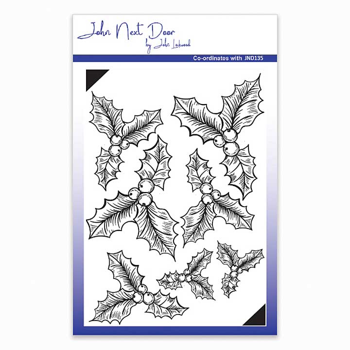 SO: John Next Door Clear Stamp - Shaded Holly