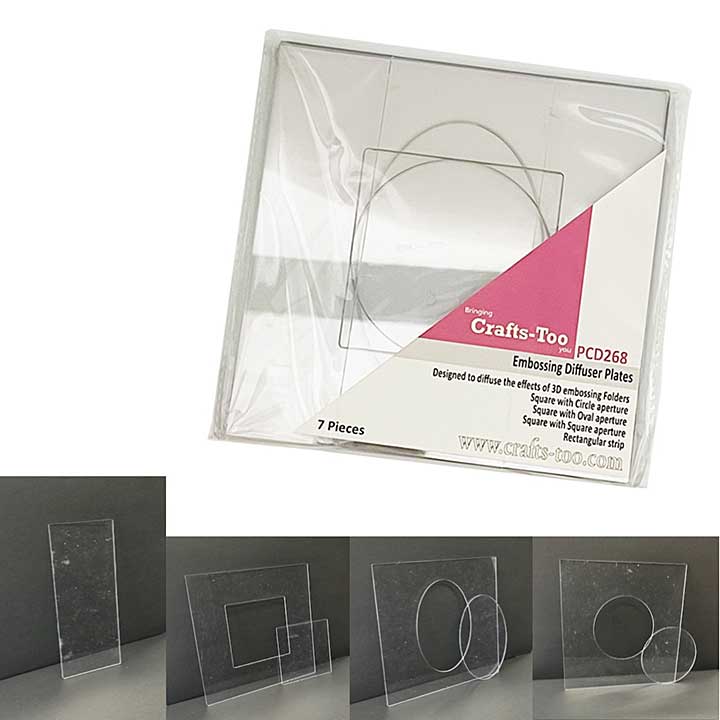 Crafts Too Embossing Diffuser Plates (7pcs)