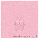 Bazzill 12x12 Textured Cardstock - Posie Pink [D]