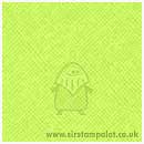 Bazzill 12x12 Textured Cardstock - Key Lime [D]