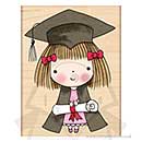 SO: Wood Stamp - graduate mimi