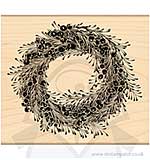 SO: wood stamp - christmas circle