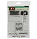 SO: Penny Black Clear Stamp Set - Remember This (5x6.5 Sheet)