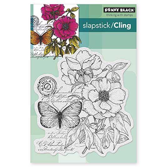 Penny Black - Botanical Notes (Cling Stamp)