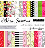Penny Black Paper Pad 6x6 48pk - Beau Jardins Penny Black Paper Pad 6x6 48pk - Beau Jardins
