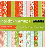 SO: Penny Black Paper Pad 6x6 48pk - Holiday Trimmings