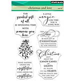 SO: Penny Black Clear Stamps - Christmas and Love