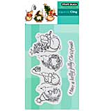 SO: Penny Black Cling Stamps - Holly Jolly Critters