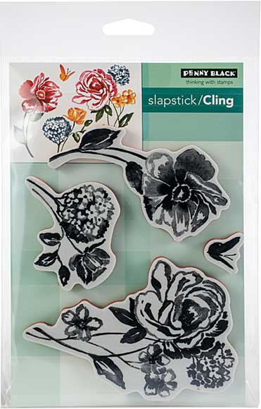 SO: Penny Black Cling Stamps - Flower Pageant