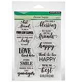 Penny Black Clear Stamps - Choose Happy