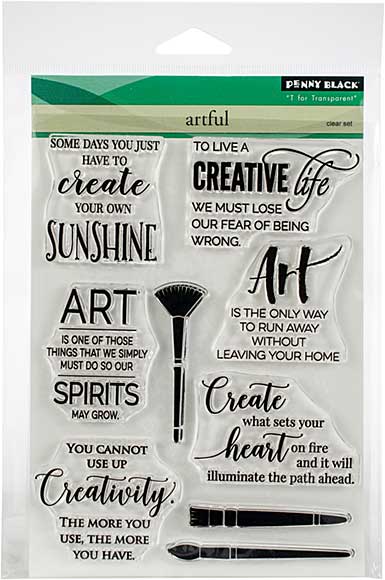 Penny Black Clear Stamps - Artful