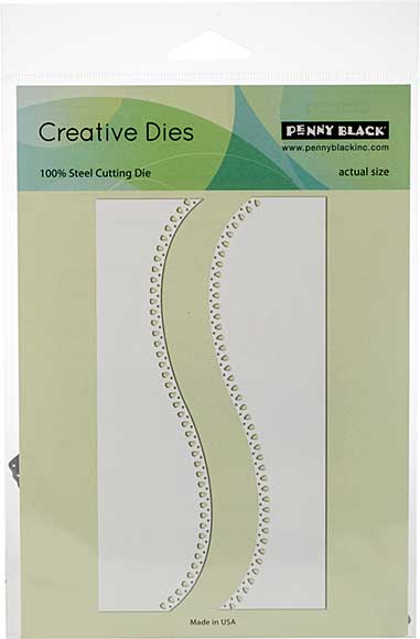 Penny Black Creative Dies - Curved Stitch Petal Wave