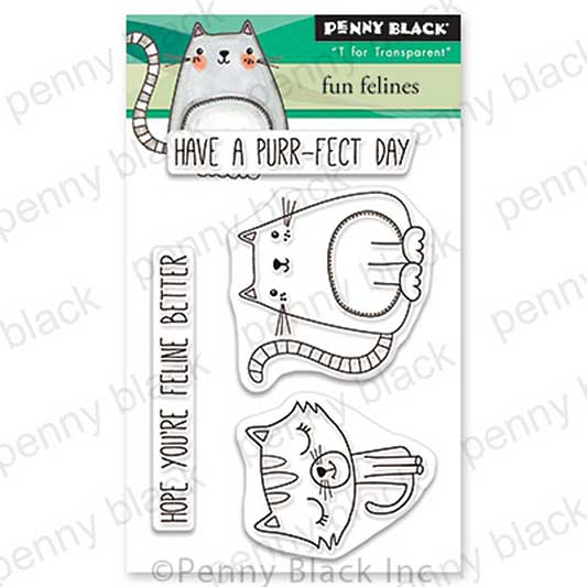 SO: Penny Black Clear Stamps - Fun Felines Mini