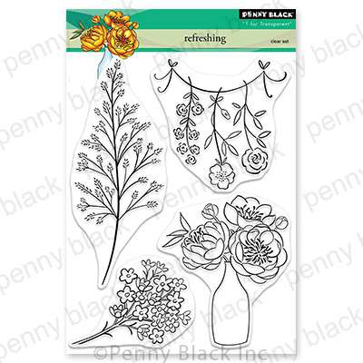 Penny Black Clear Stamps - Refreshing