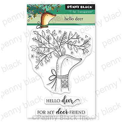 SO: Penny Black Clear Stamps - Hello Deer