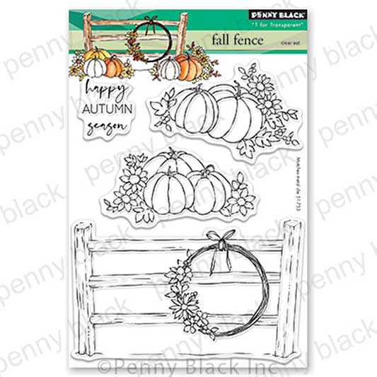 Penny Black - Fall Fence (Clear Stamps)