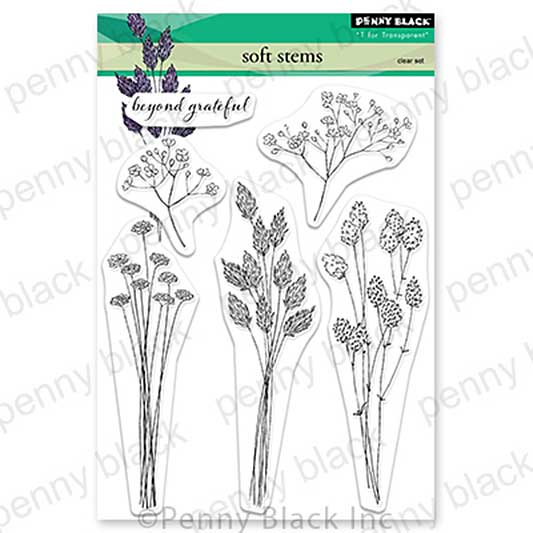 SO: Penny Black - Soft Stems (Clear Stamps)