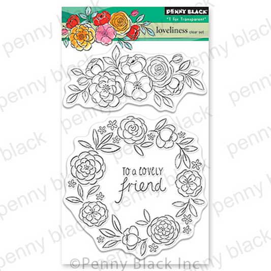 Penny Black - Loveliness (Clear Stamp)