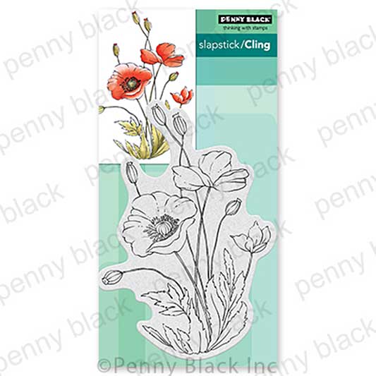 SO: Penny Black - Brilliant Poppy (Cling Stamp)