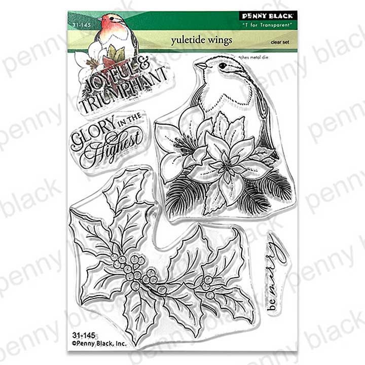 Penny Black Yuletide Wings (clear stamps)
