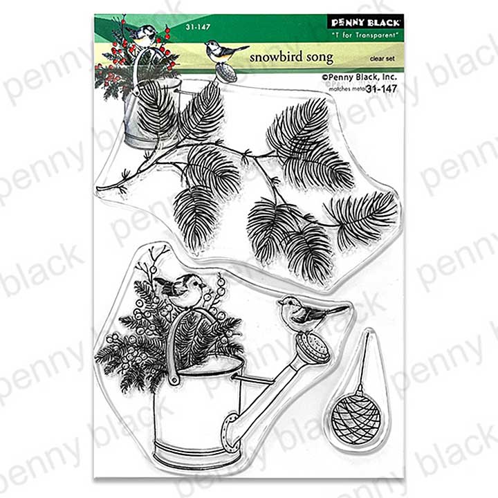 Penny Black Snowbird Song (clear stamps)