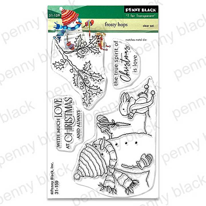 Penny Black Frosty Hops (clear stamps)