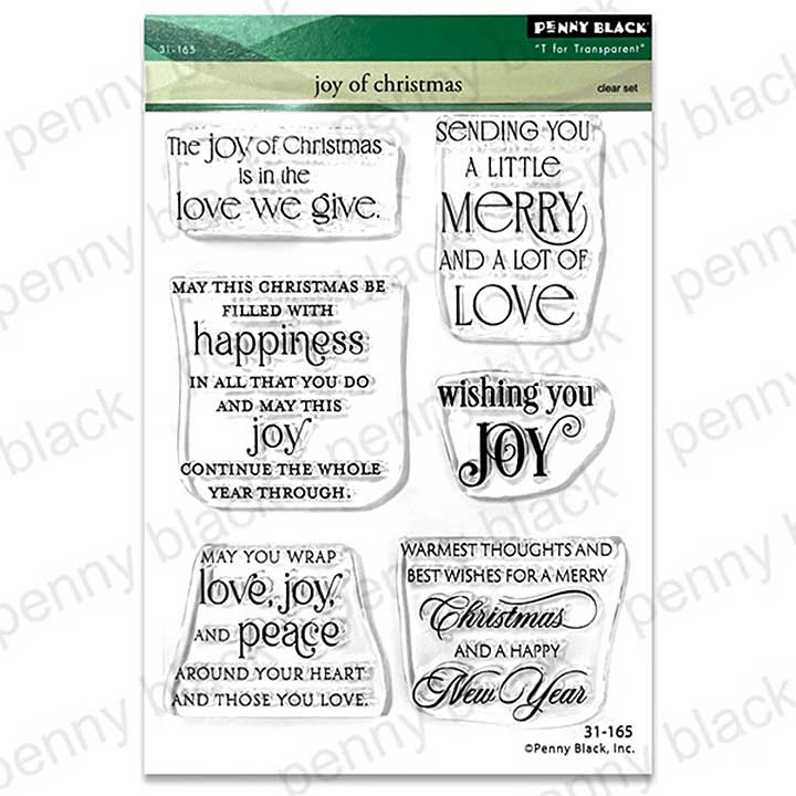 Penny Black Joy of Christmas (clear stamps)
