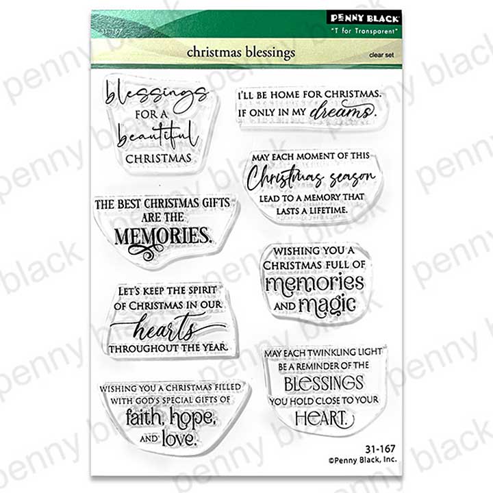 Penny Black Christmas Blessings (clear stamps)