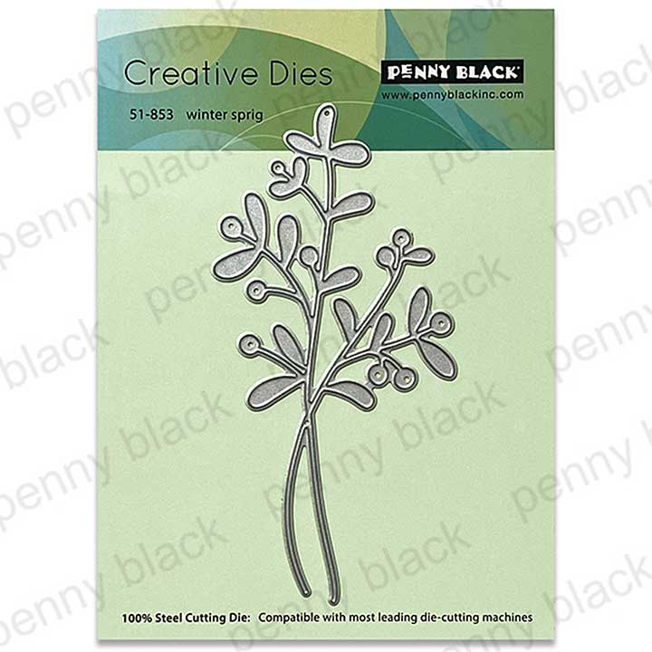 Penny Black Winter Sprig (metal die)