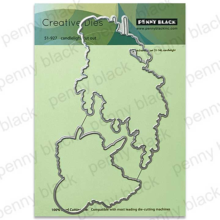 Penny Black Candlelight cut out (metal dies)