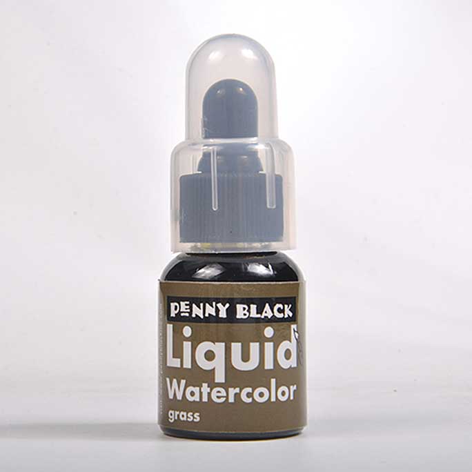 Penny Black Grass- Liquid Watercolor Ink 25ml