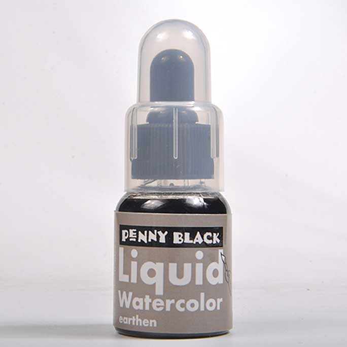 Penny Black Earthen- Liquid Watercolor Ink 25ml