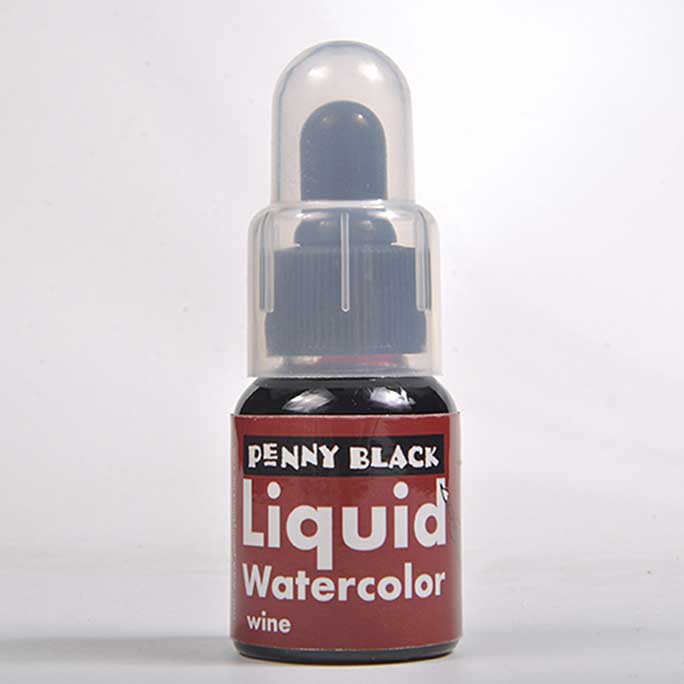 Penny Black Wine- Liquid Watercolor Ink 25ml