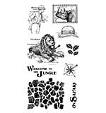 SO: PRE: Graphic 45 - Safari Adventure - Lion - Cling Stamp Set 3